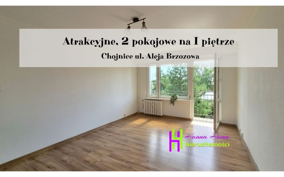 Atrakcyjne 2pokojowe mieszkanie – Aleja Brzozowa, Chojnice