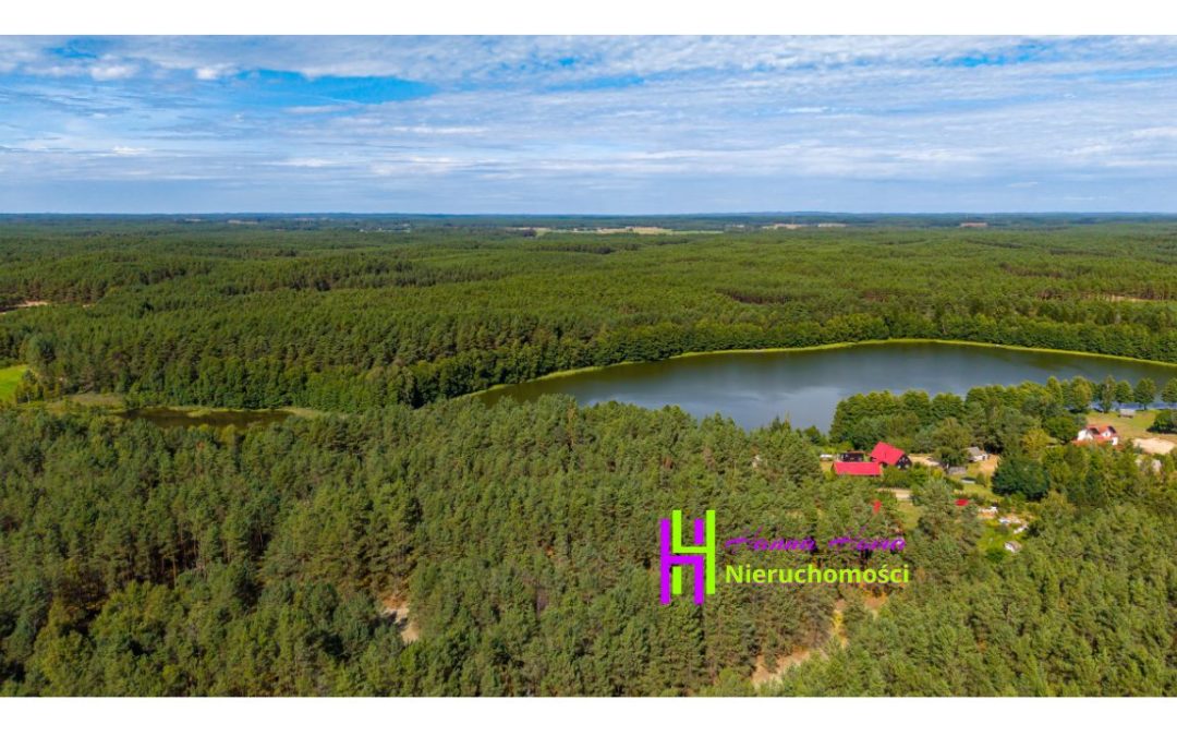Działka rolno-leśna – 9,79 ha, Nierostowo, gmina Konarzyny, powiat chojnicki